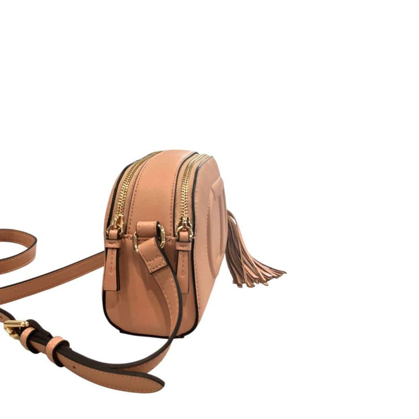 Borsa a tracolla rosa nude