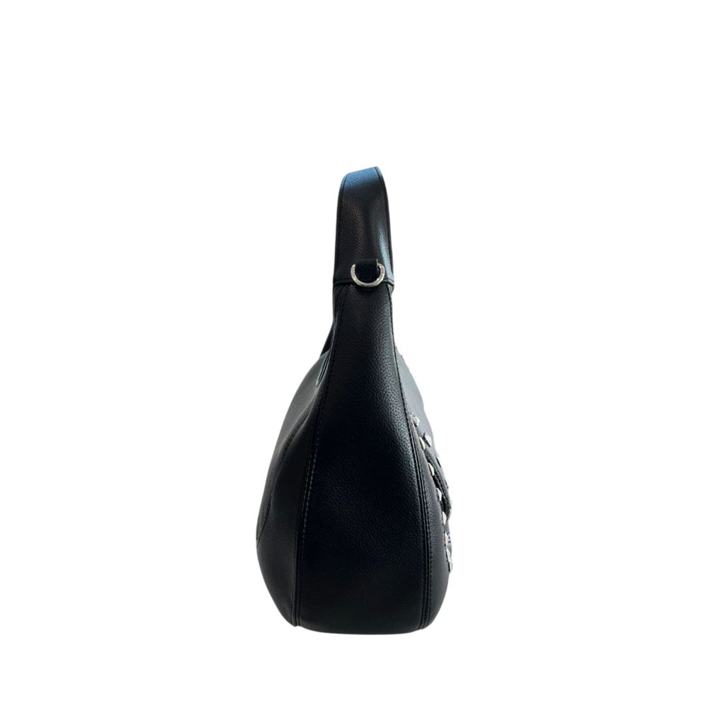 Black PU Women Shoulder Bag