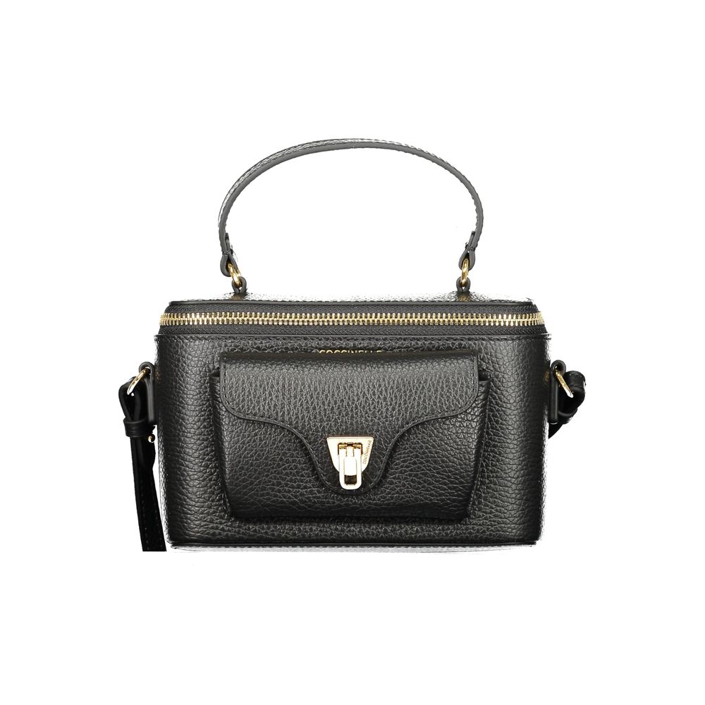 Black Structured Crossbody Bag