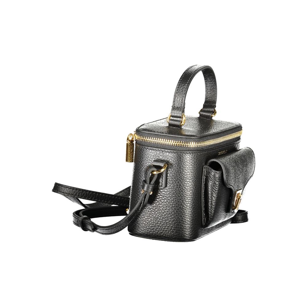 Black Structured Crossbody Bag
