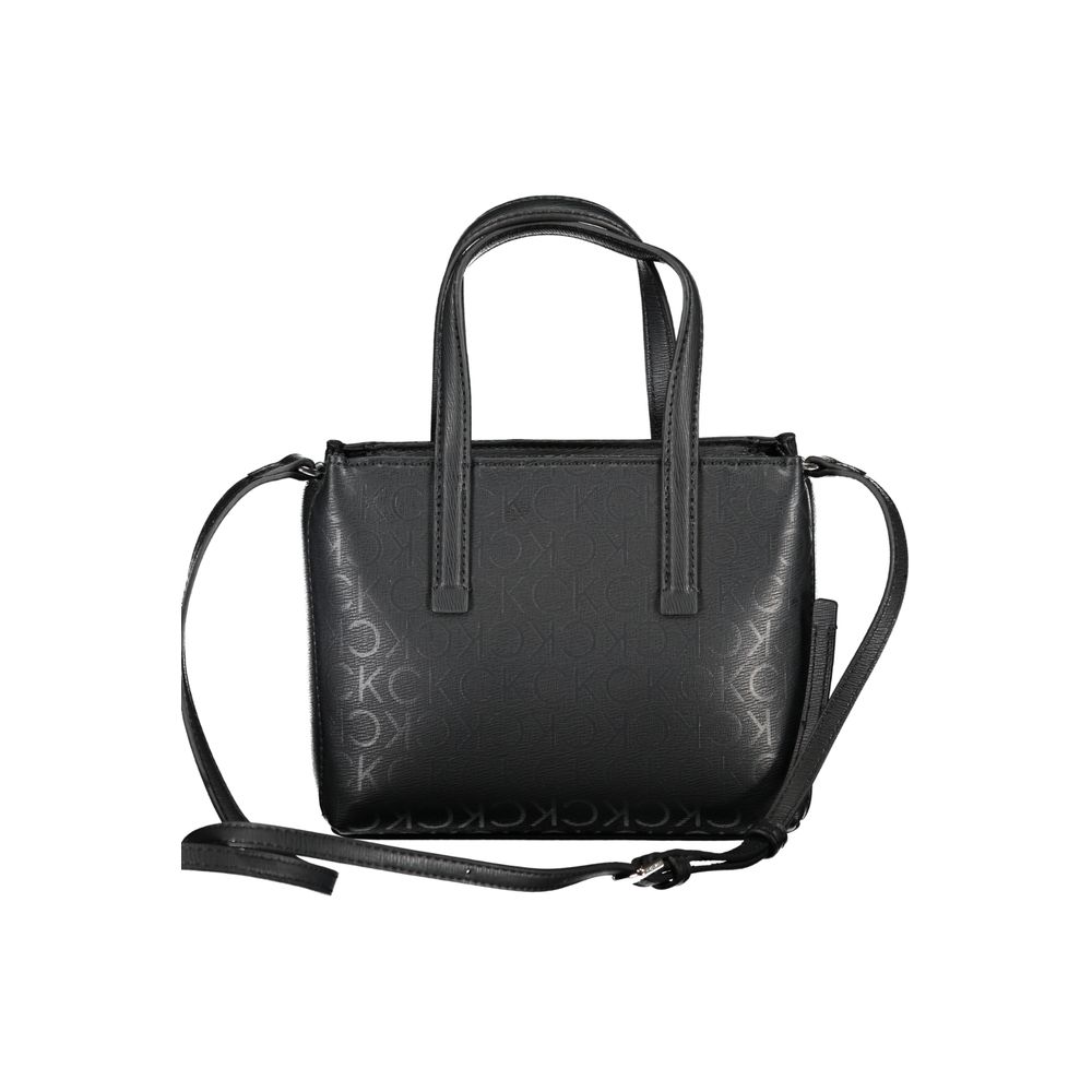 Black Polyester Women's Bag