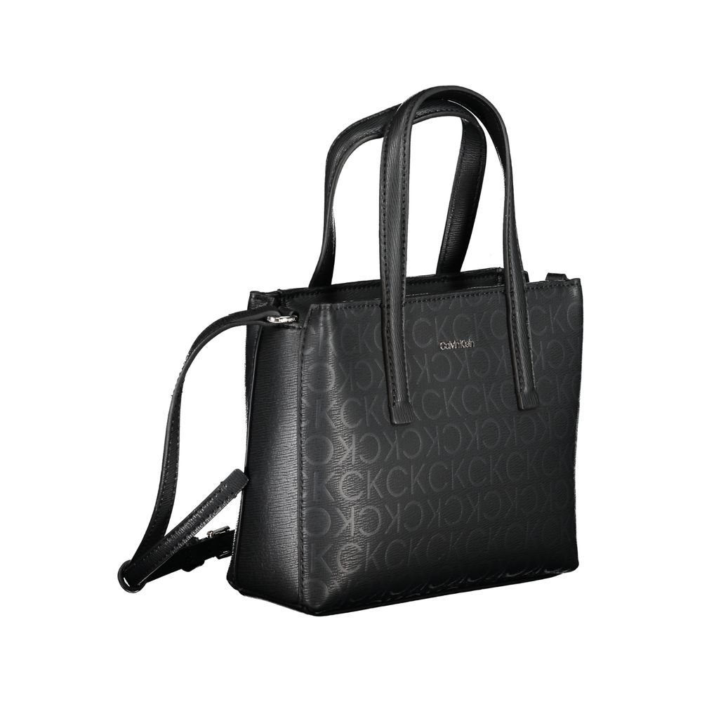 Black Polyester Women's Bag