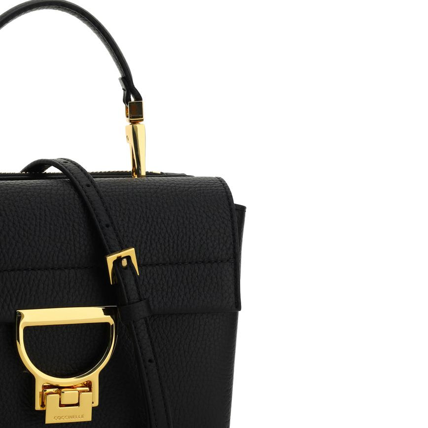 Black Calf Leather Handbag