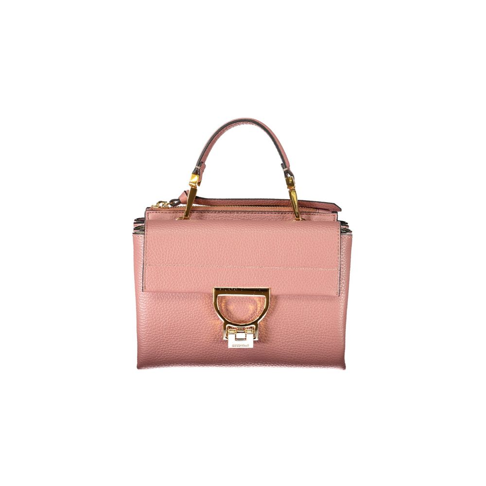 Pink Leather Handbag