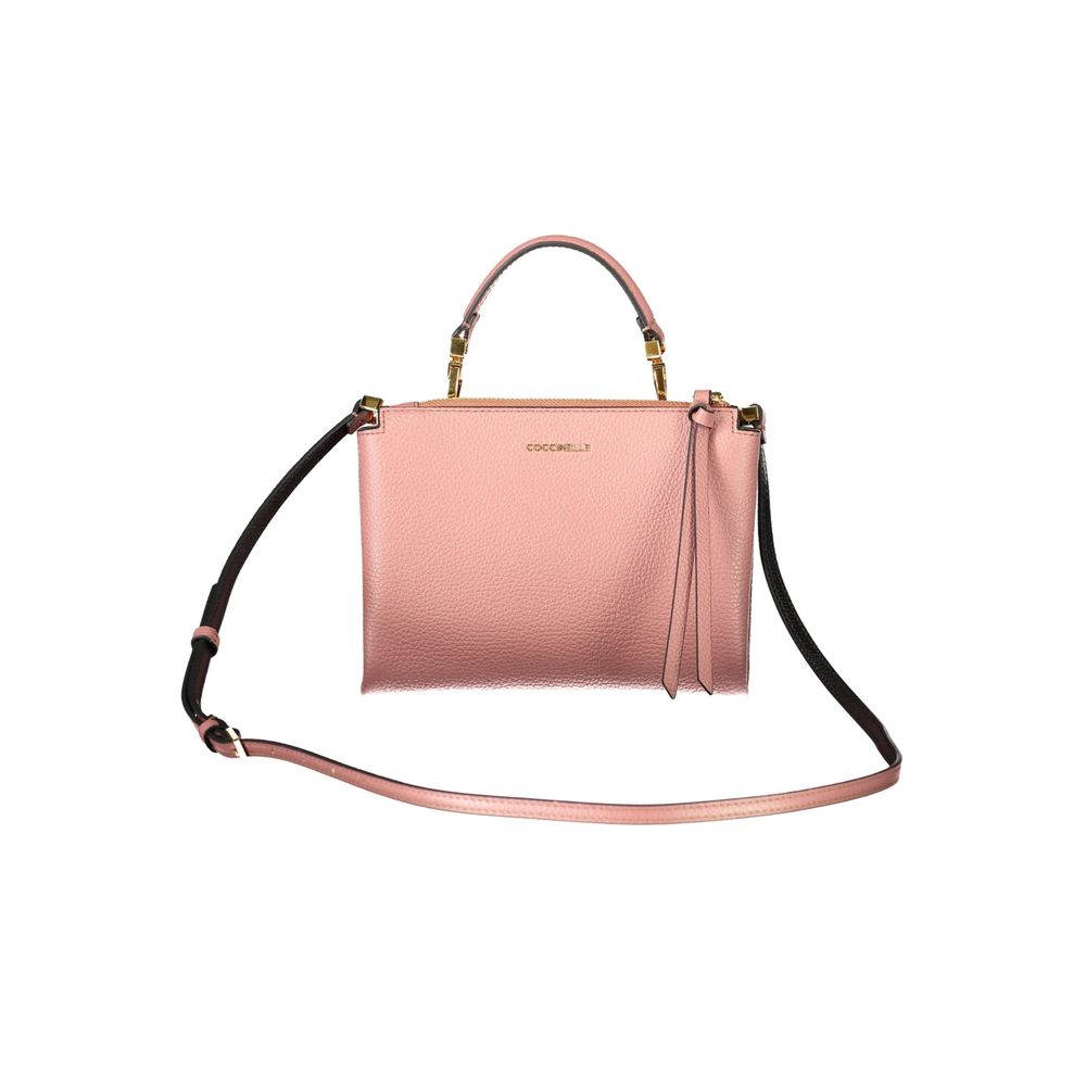 Pink Leather Handbag