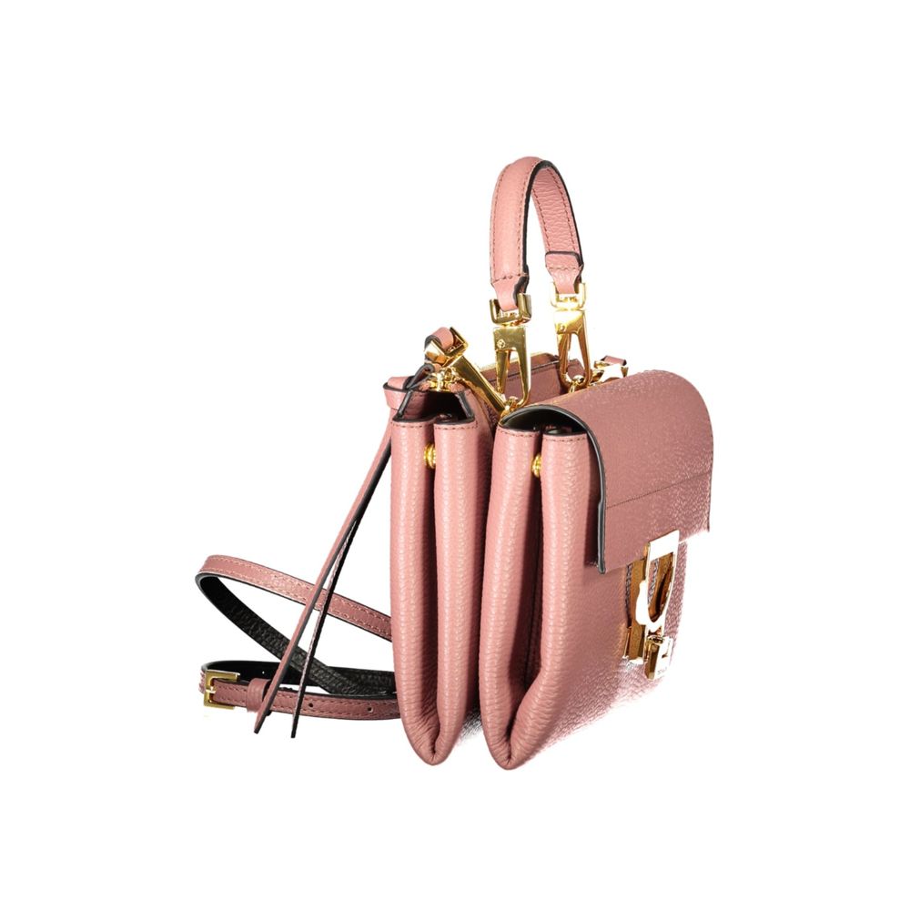 Pink Leather Handbag