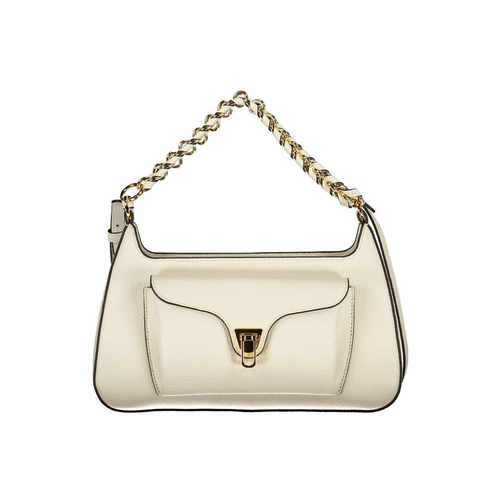 Leather Handbag - White