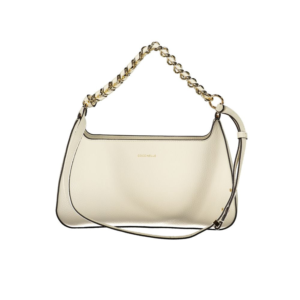 Leather Handbag - White
