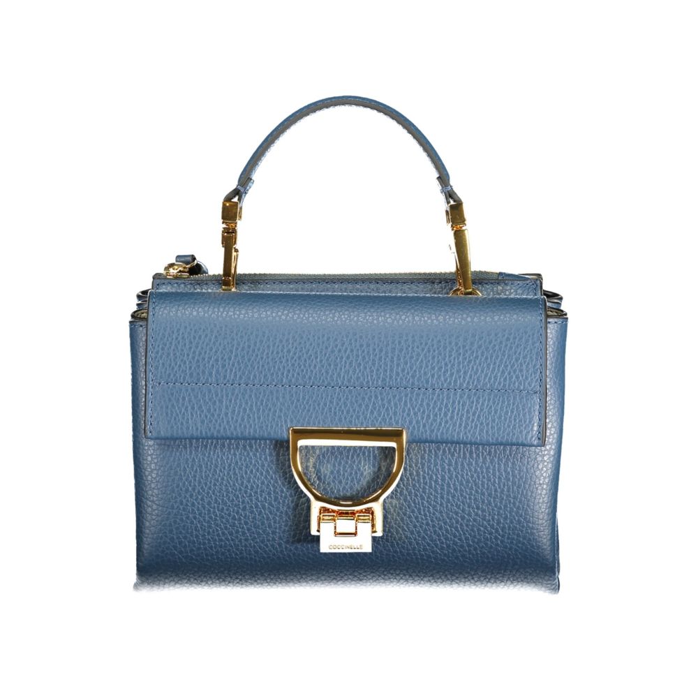 Leather Handbag - Blue