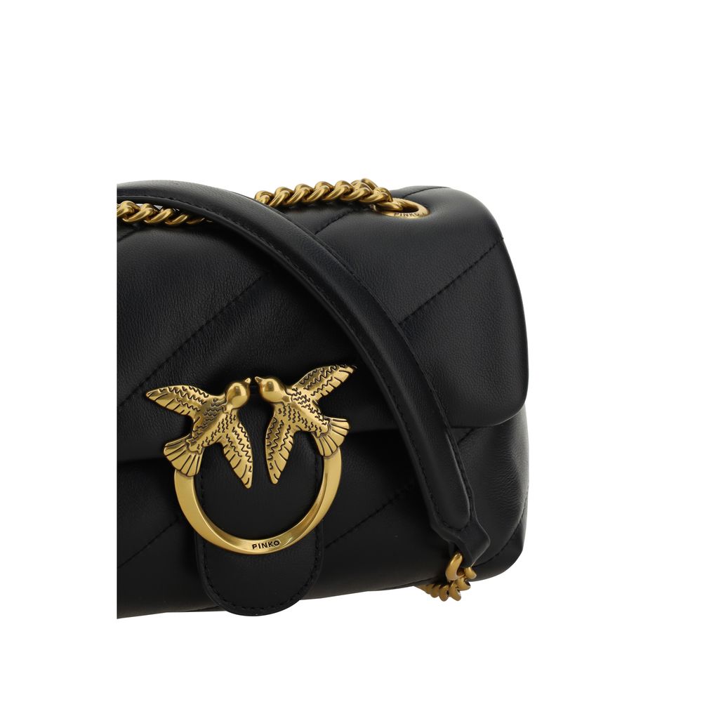 Black Calf Leather Bos Taurus Shoulder Bag