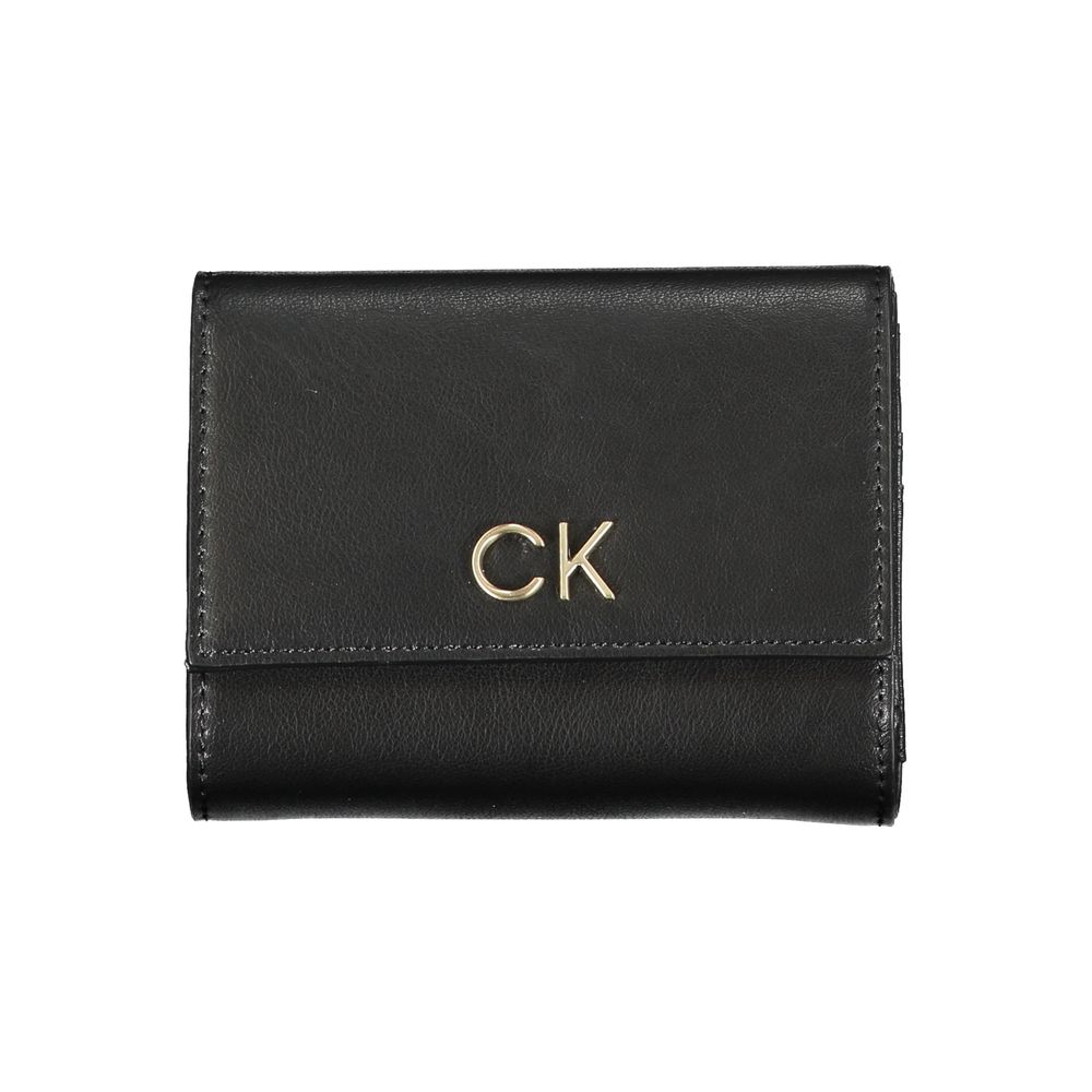 Nero Polyurethane Women Wallet