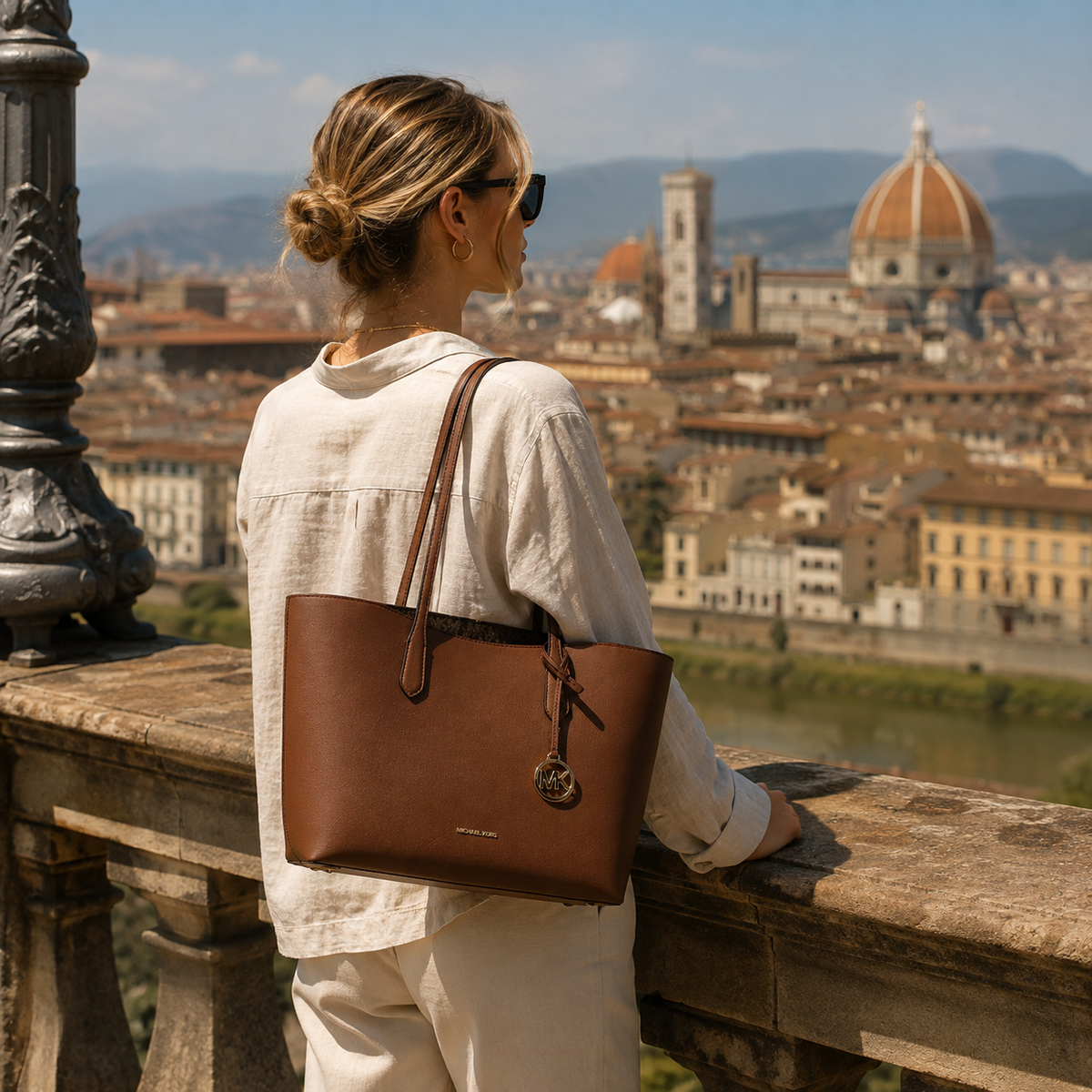 Large Tote Bag - Luggage