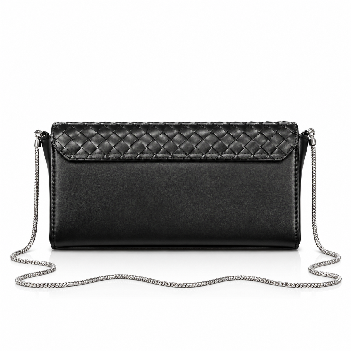 Quilted Crossbody Bag - Black