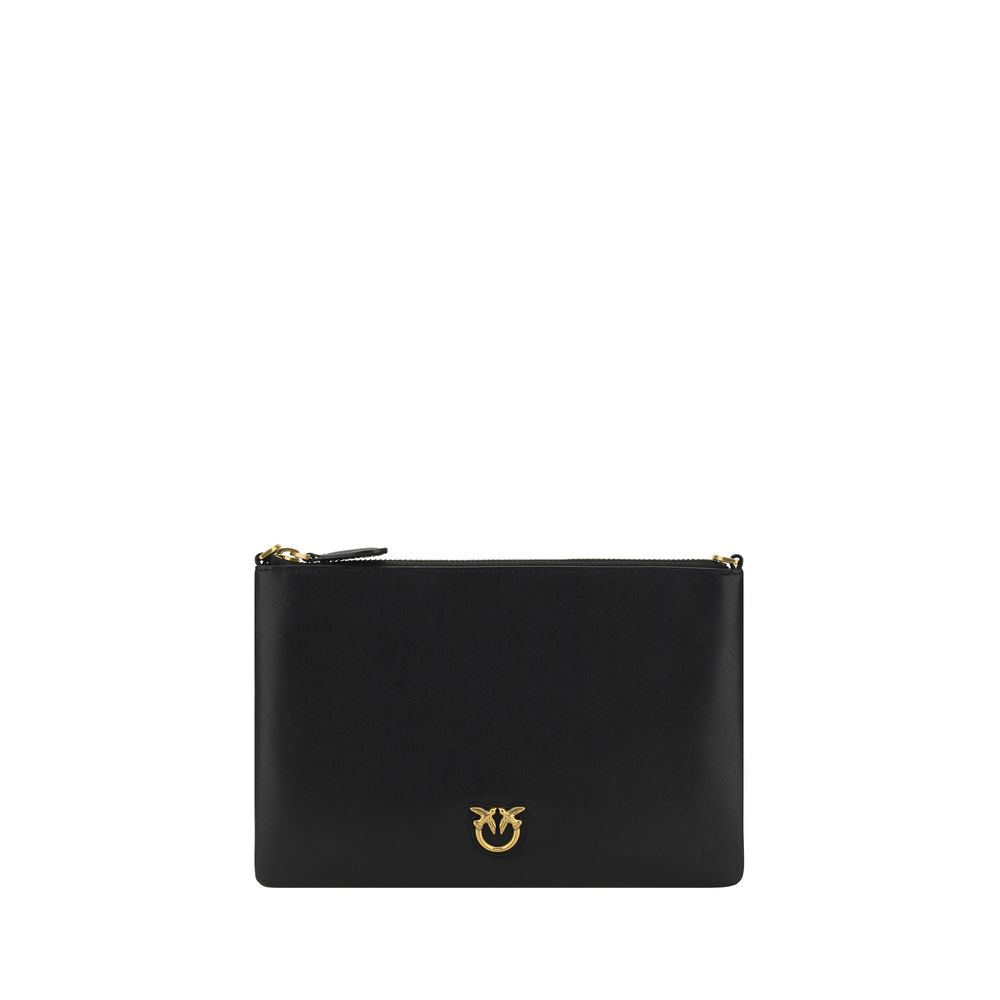Black Calf Leather Bos Taurus Shoulder Bag