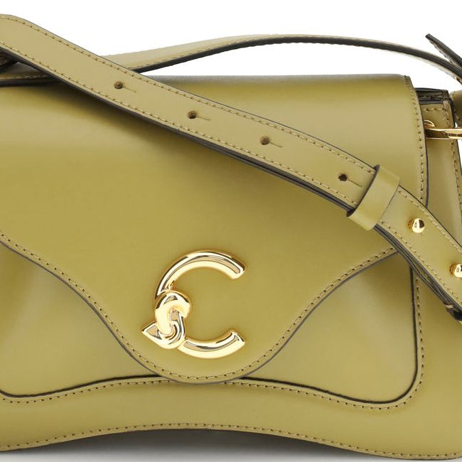 Olive Green Calf Leather Handbag