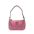 Handbag with gold chain - Pink