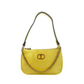 Handbag with gold chain - Yellow