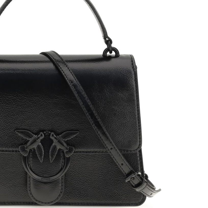 Black Lambskin Handbag