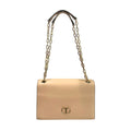 Glossy Shoulder bag - Champagne/Nude