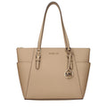 Saffiano Leather Tote Bag - Camel