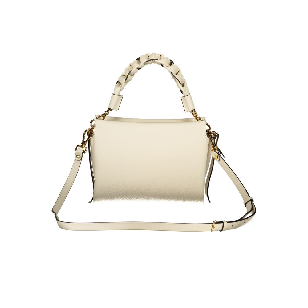 Leather Small Handbag - Ivory