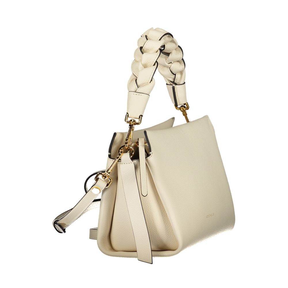 Leather Small Handbag - Ivory