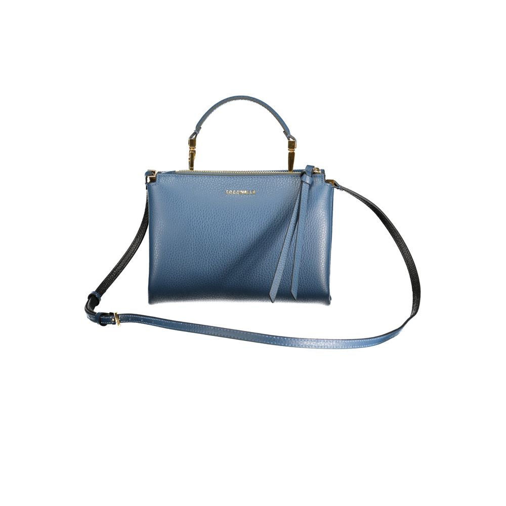 Leather Handbag - Blue