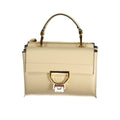 Leather Handbag - Beige