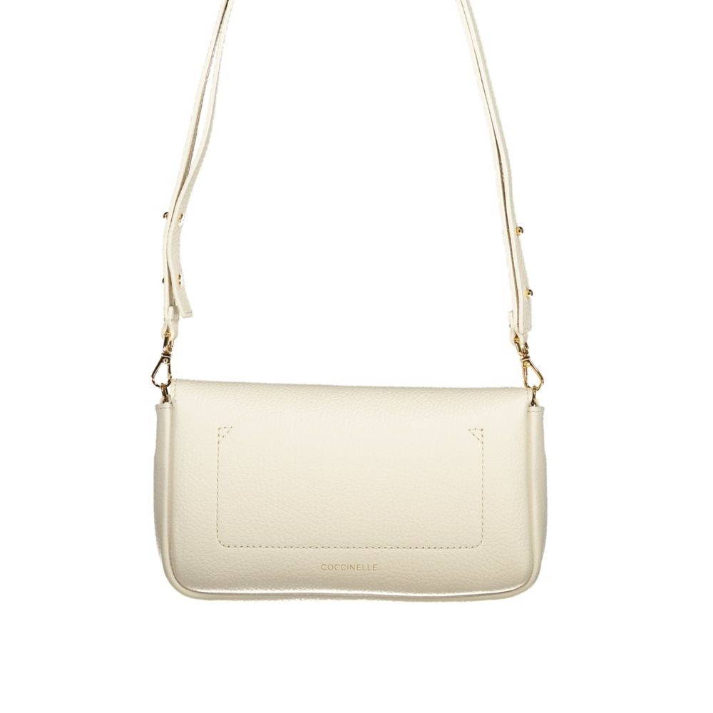 Leather Mini Shoulder Bag - Ivory