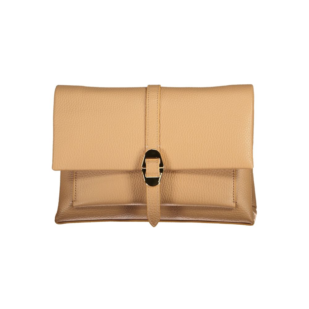 Marrone Leather Women Handbag