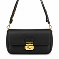 Leather Mini Shoulder bag - Black