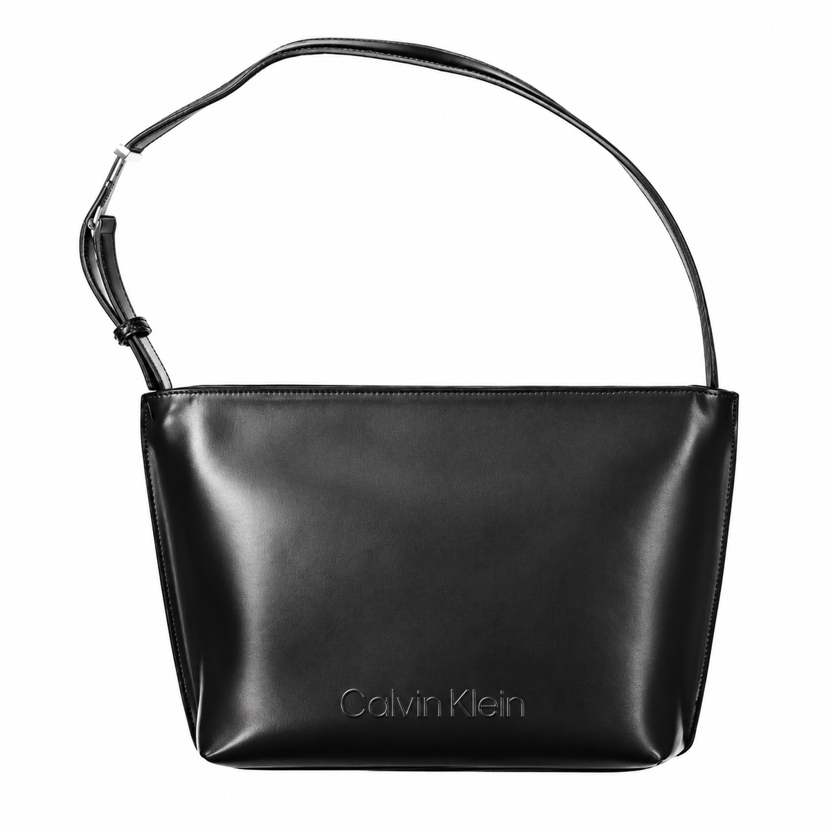 Trapezoidal Shoulder Bag - Black