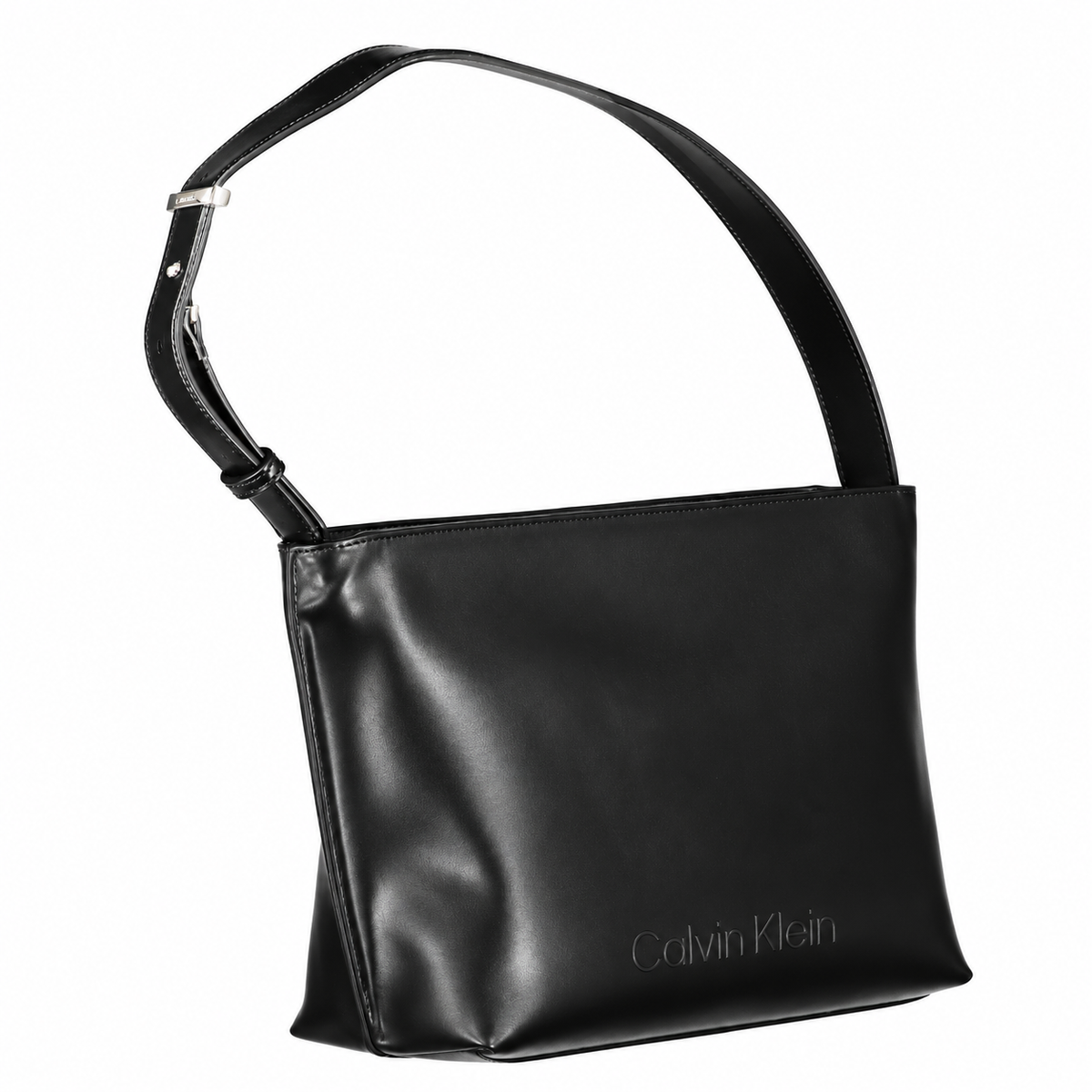 Trapezoidal Shoulder Bag - Black