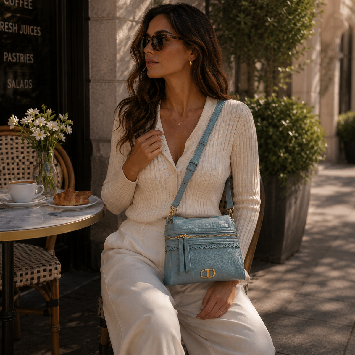Crossbody bag - Light Blue