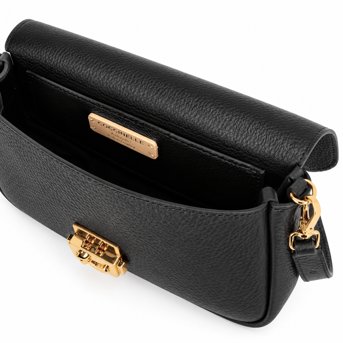 Leather Mini Shoulder bag - Black