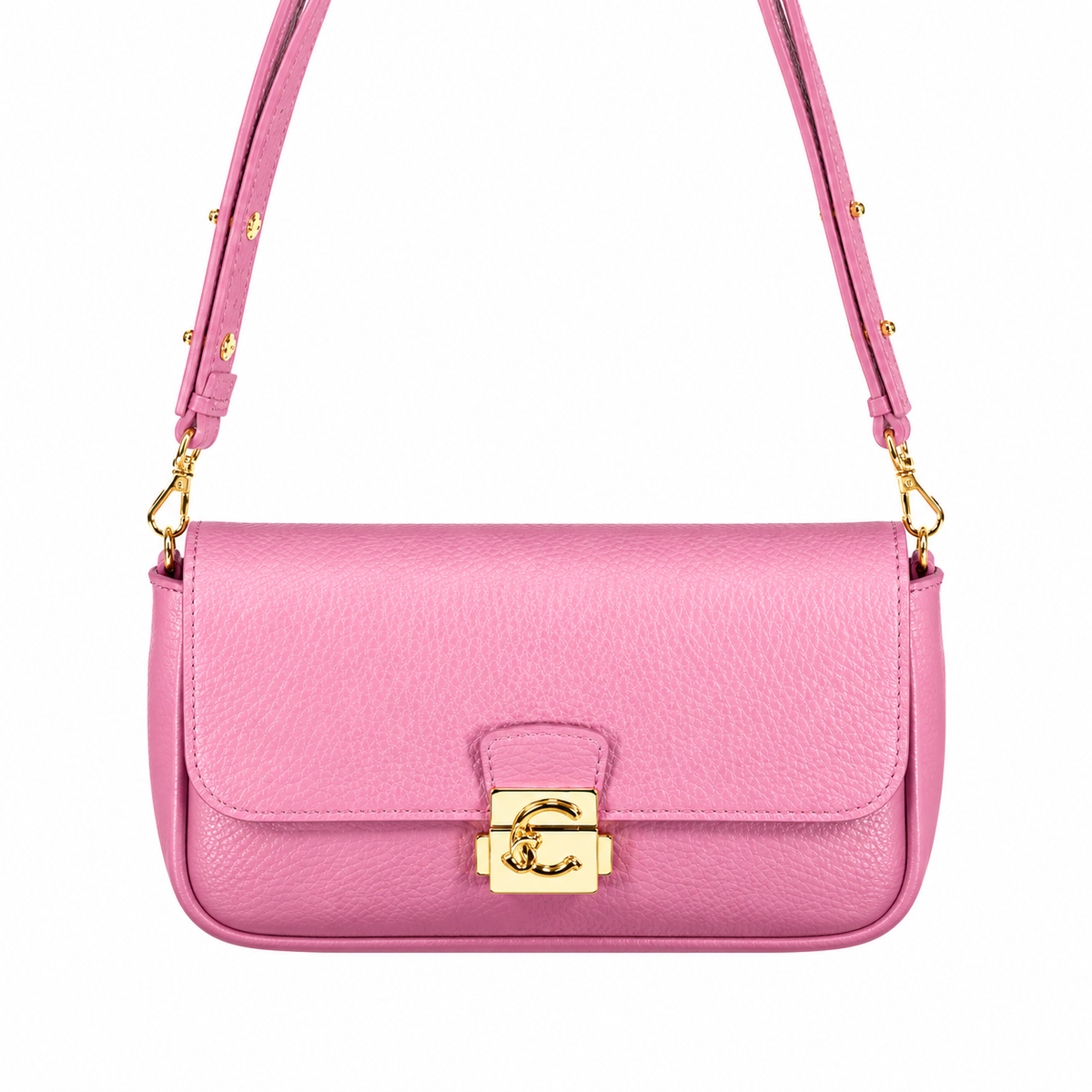 Leather Mini Shoulder bag - Pink